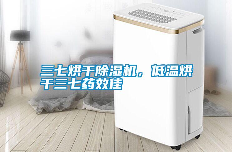 三七烘干除濕機，低溫烘干三七藥效佳