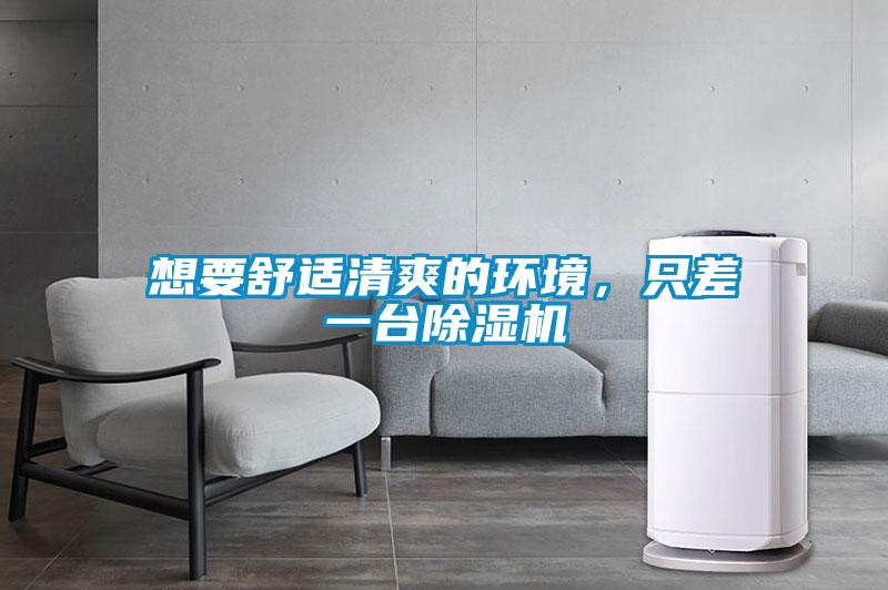 想要舒適清爽的環(huán)境，只差一臺除濕機