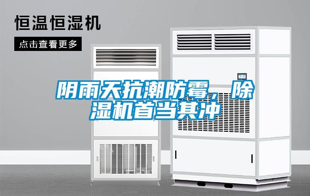 陰雨天抗潮防霉，除濕機首當其沖