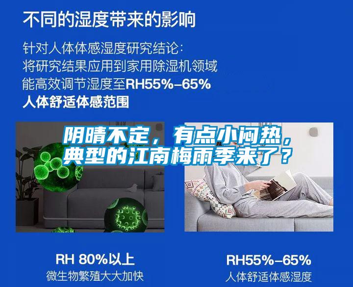 陰晴不定，有點小悶熱，典型的江南梅雨季來了？