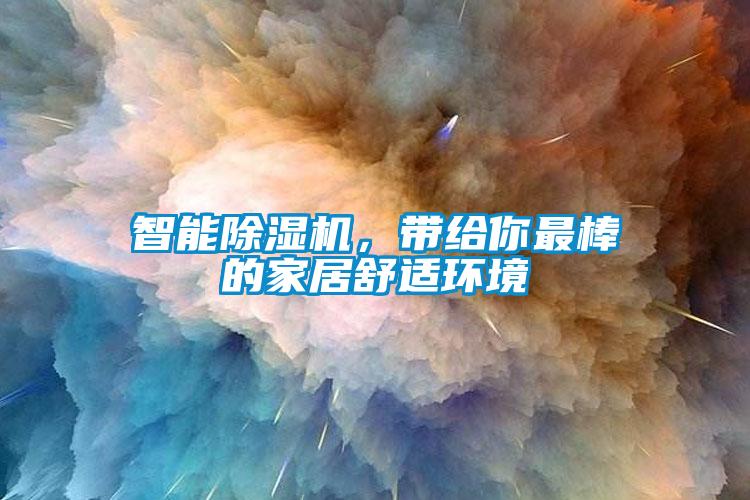 智能除濕機，帶給你最棒的家居舒適環境
