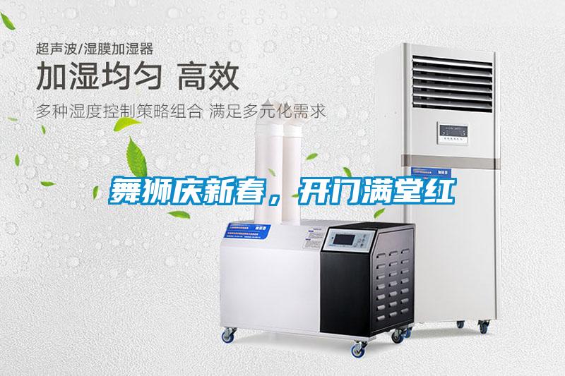 舞獅慶新春，開門滿堂紅