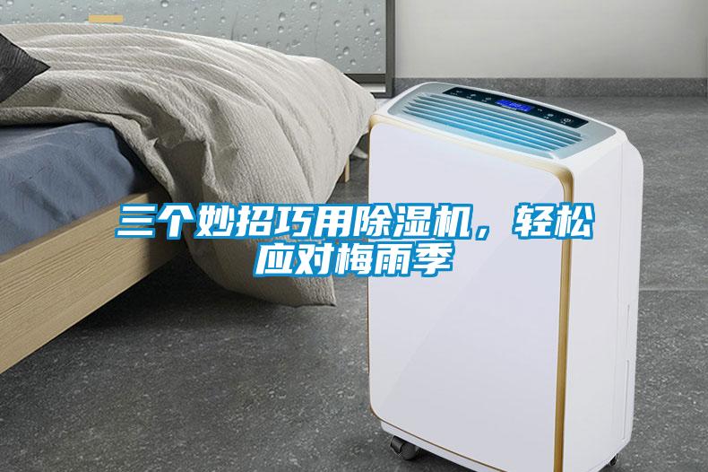 三個妙招巧用除濕機，輕松應對梅雨季