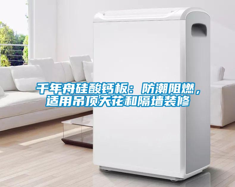 千年舟硅酸鈣板：防潮阻燃，適用吊頂天花和隔墻裝修