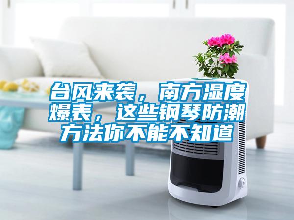 臺風來襲，南方濕度爆表，這些鋼琴防潮方法你不能不知道
