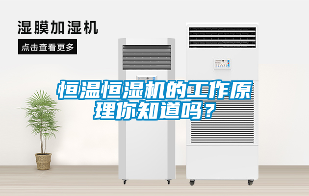恒溫恒濕機(jī)的工作原理你知道嗎？