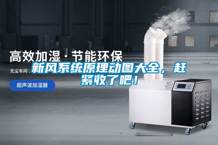 新風系統(tǒng)原理動圖大全，趕緊收了吧！