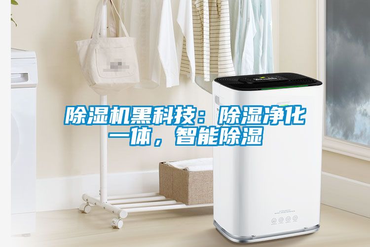 除濕機黑科技：除濕凈化一體，智能除濕