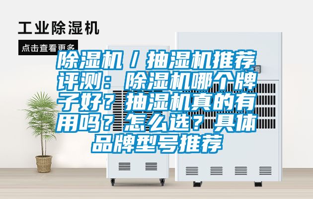 除濕機(jī)／抽濕機(jī)推薦評測：除濕機(jī)哪個(gè)牌子好？抽濕機(jī)真的有用嗎？怎么選？具體品牌型號推薦